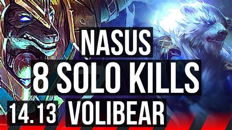 Nasus Vs Volibear Top K Comeback Solo Kills Games Vn