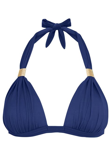 Goddess Enhancer Push Up Top Bikini Navy Blue VENUS Push Up