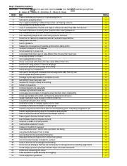 Self Assessment Inventory For College Success Course Hero