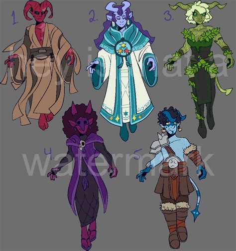 Tiefling Adopts By Islandorc On Deviantart