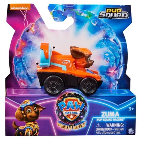 Paw Patrol The Mighty Movie Pup Squad Racers Collectible Zuma Mighty