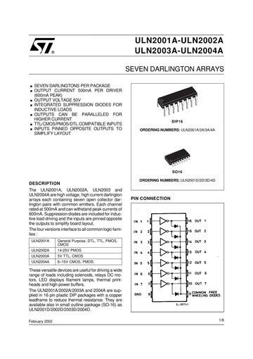 IC Datasheet: uln2003 : Free Download, Borrow, and Streaming : Internet ...