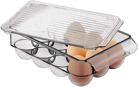 Mdesign Practical Egg Tray For Refrigerator Large Egg Holder Made Of