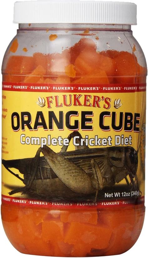 Amazon.com : Fluker's Orange Cube Complete Cricket Diet, Gut Load Food ...