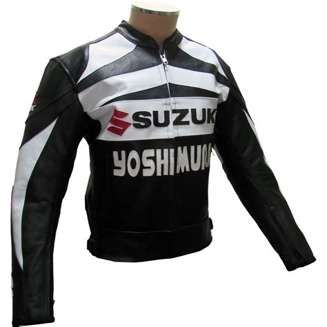 Suzuki Yoshimura Gsxr Leather Biker Jacket