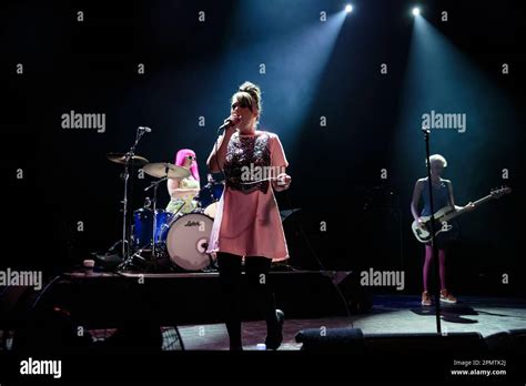 Toronto Canada Th Apr Bikini Kill Performing At Danforth Music Hall In Toronto