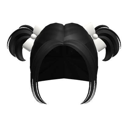 Cute Mini Pigtails Black S Code Price RblxTrade