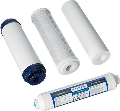 5 Stage Reverse Osmosis Ro Water Filter Replacement Set 4 Pc Sed Udf Cto Gac Nsf Ebay