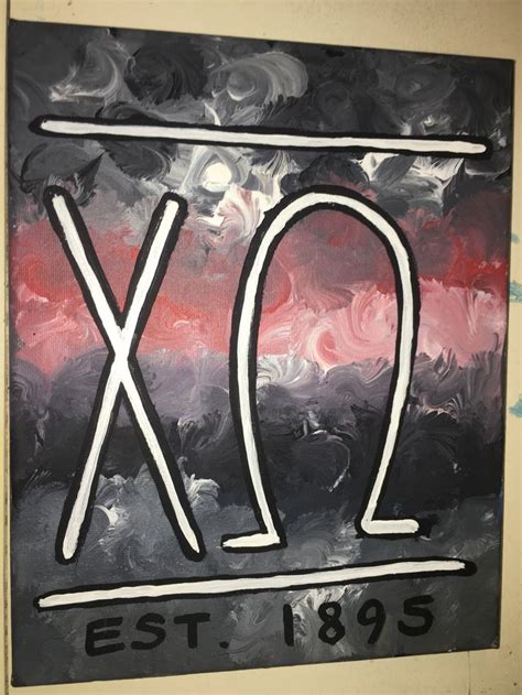 Chi Omega Canvas