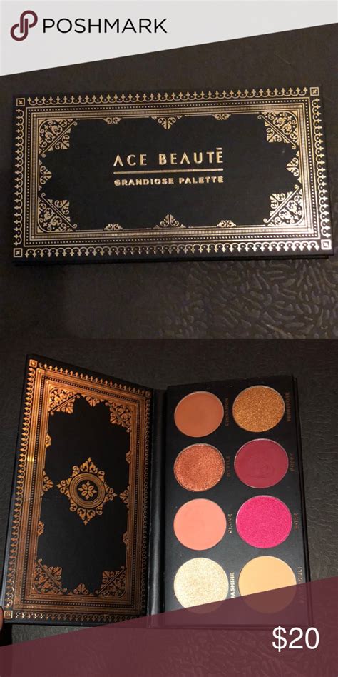 Ace Beaute Grandiose Palette Warm Colored Eyeshadow