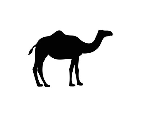 Camel Silhouette Vector Icon. Camel Simple Graphic Icon. Black Arabic ...