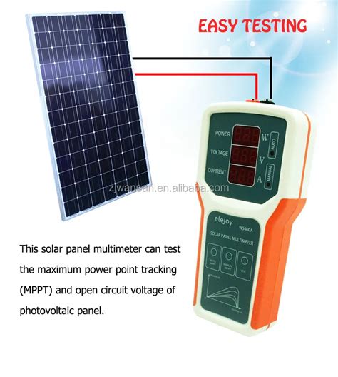 WS400A Photovoltaic Panel Multimeter Solar Panel MPPT Tester Smart MPPT