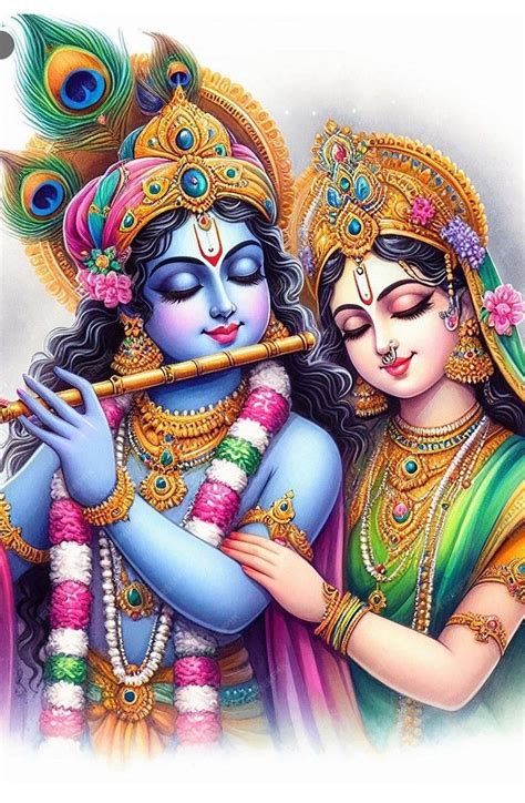 Pin By Richard Sirjoo On Radhe Krishna In 2024 Hand Painting Art God