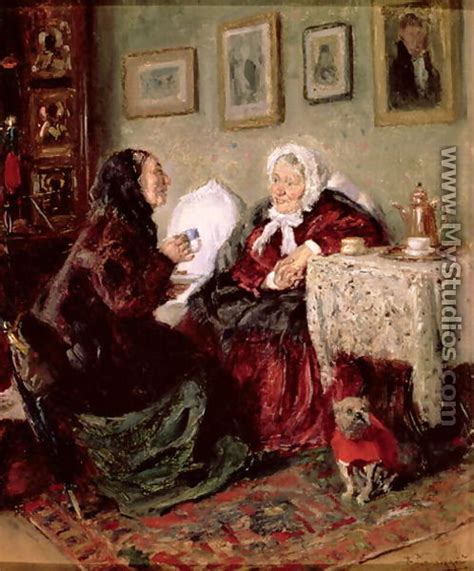 Tete A Tete By Vladimir Egorovic Makovsky Mystudios