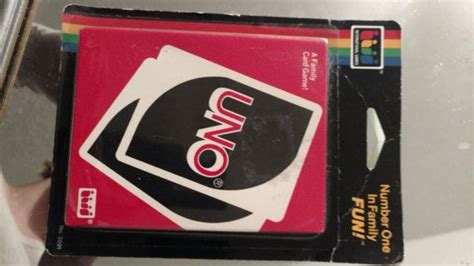 Vintage 1985 Uno Card Game New In The Packagefactory Sealed Uno