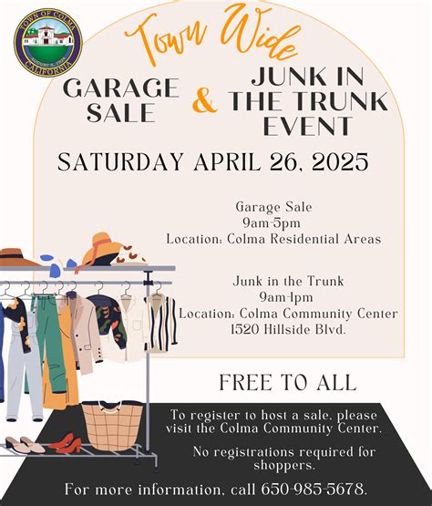 Town Wide Garage Sale - Town of Colma