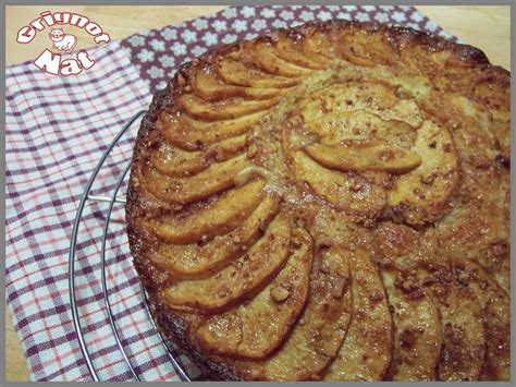 Gâteau renversé à la ricotta pommes et caramel Grignot Nat