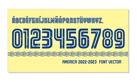 Tipografía America Font Vector 2022 2023 Archivo Ttf Eps en venta en