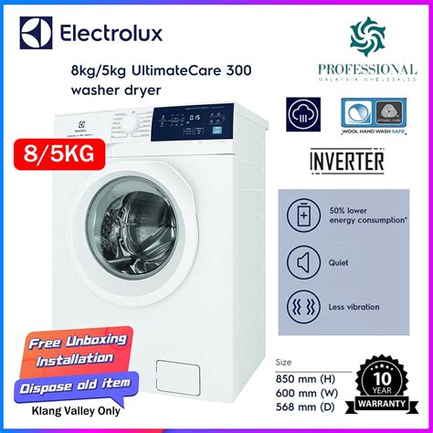 Electrolux 8KG Wash 5KG Dry UltimateCare 300 Washer Dryer