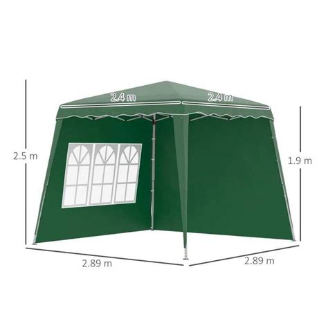 Pop Up Gazebo With Two Sides - Outdoor Shelter | Gazebo Sale