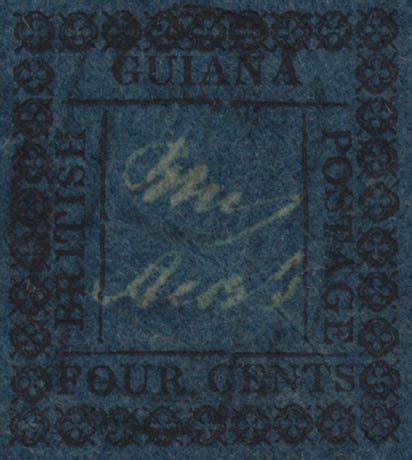 Forged Stamps of British Guiana 1862-1927 | British guiana, Stamp ...