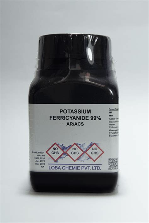 Potasio Ferricianuro Hexacianoferrato Iii Acs Importlab Group Sas