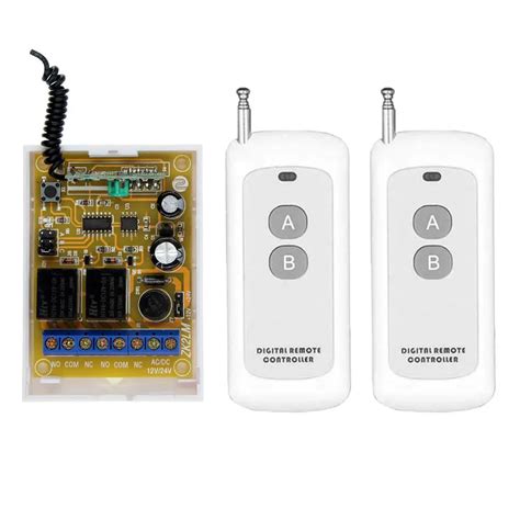 2 IN 1 500m DC 12V 24V 10A 2CH 2 CH RF Wireless Remote Control Switch