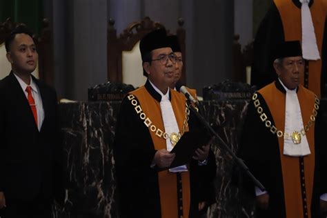 Ketua Ma Lantik Hakim Agung Baru