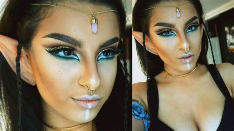 Wood Elf Makeup Tutorial | Halloween 2015 | Makeup By Leyla - YouTube ...