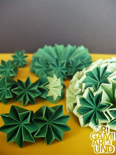 Origami Venus Kusudama Cactus Units A Tutorial Is Origami Around 2