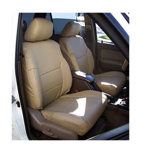 Iggee Artificial Leather Custom Made Original Fit Front Seat Covers