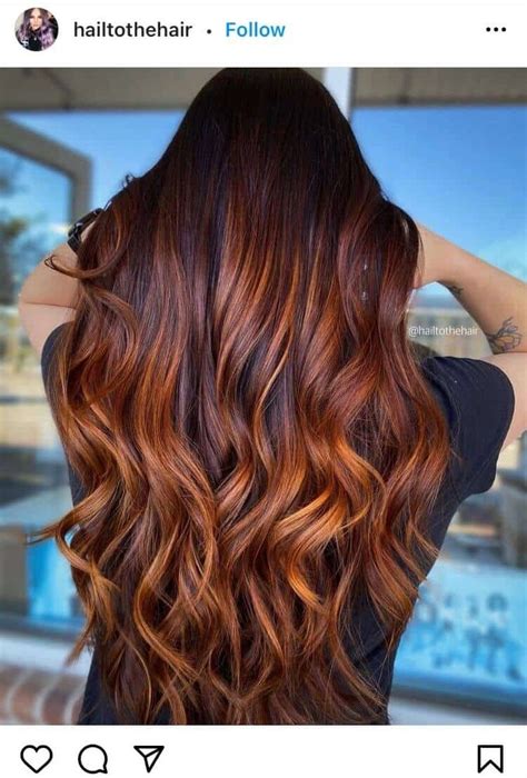 20 Hot Copper And Red Balayage Hair Color Ideas That Are On Fire I Spy Fabulous Red Balayage