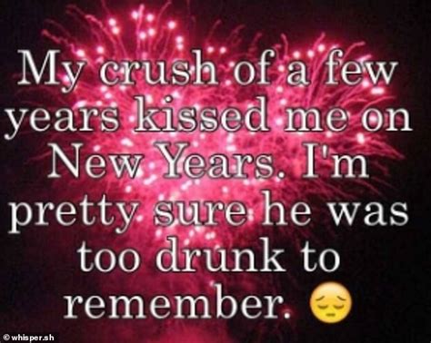 People reveal their most memorable New Year's Eve kisses | Daily Mail ...