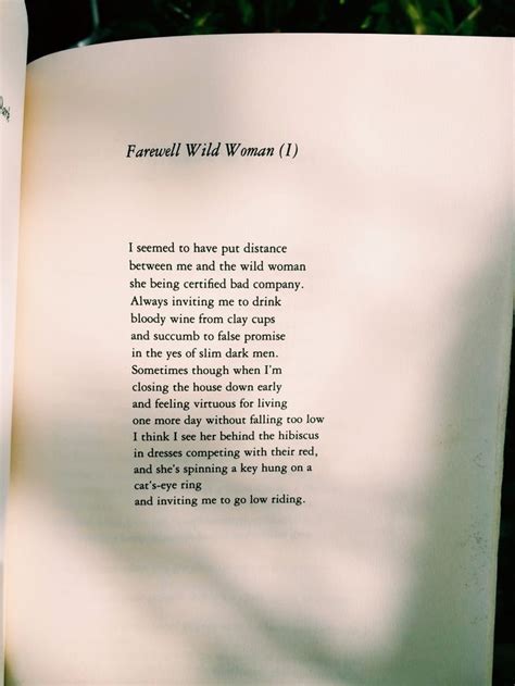 Farewell Wild Woman By Lorna Goodison Poem Quotes Words Wild Woman