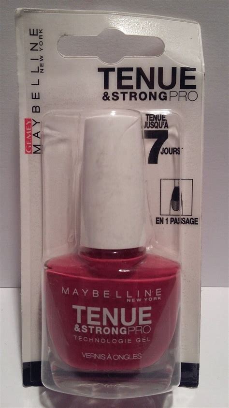 Vernis Ongles Tenue Et Strong Pro Vrai Rose Gemey Maybelline New