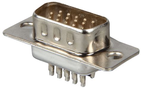 Hd M D Sub Plug High Density Pin Straight At Reichelt Elektronik