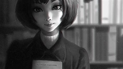 415613 Anime Anime Girls Monochrome Rare Gallery Hd Wallpapers