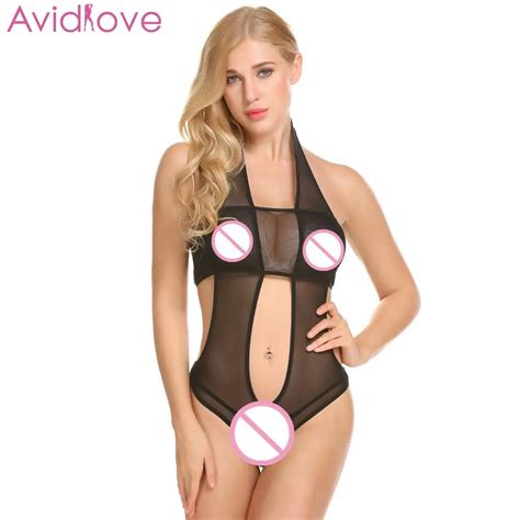 Avidlove Women Costumes Sexy Lingerie Set Sexy Underwear Cut Out Sheer