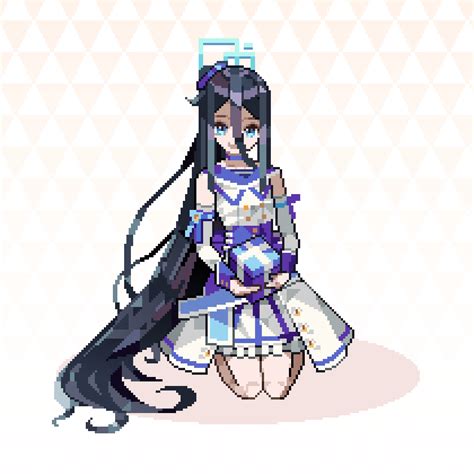 Hentai Char Mugen 18 on Twitter RT G P Art Idol Aris ブルーアーカイブ BlueArchive pixelart