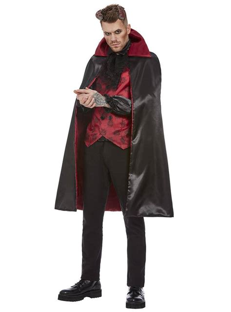 Mens Red And Black Devil Costume Devil Halloween Costume For Men