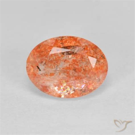 Carat Orange Sunstone Gemstone For Sale Oval Loose Sunstone From