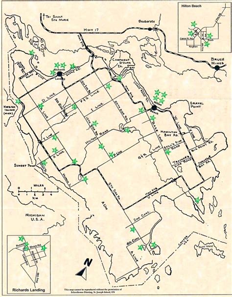 St Joseph Island Ontario Map - Chicago Map