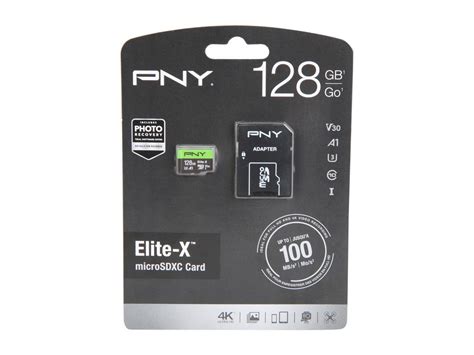 Pny Gb Elite X Microsdxc Uhs I U Class Memory Card With Adapter