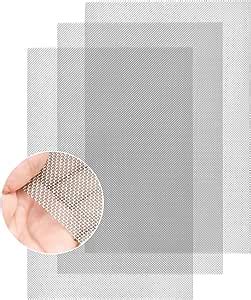 LIMITADA 3 Stück Edelstahl Wire Mesh Edelstahlgitter 1mm 20 Mesh