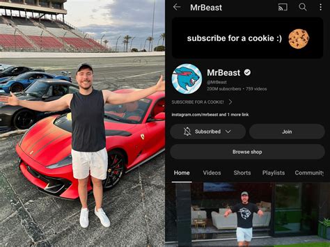 Mrbeast Schreibt Geschichte Da Der Youtuber 200 Millionen Abonnenten