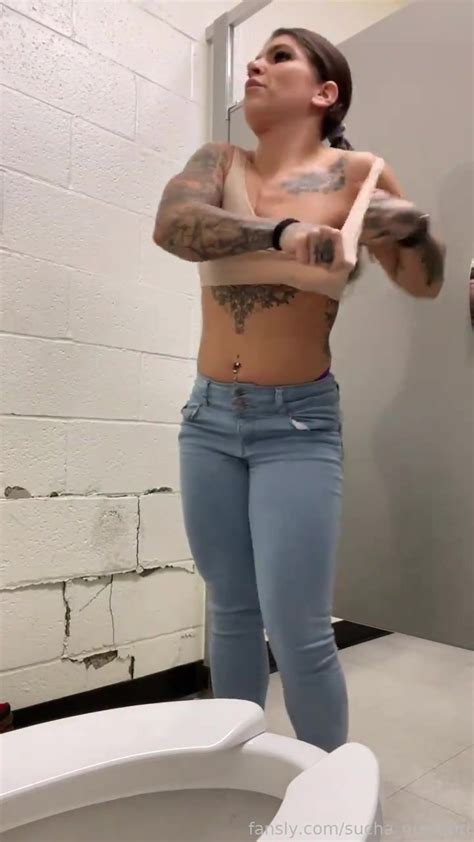 Sexy Sports Babe Holds Strips Pees Standing In Toilet ThisVid