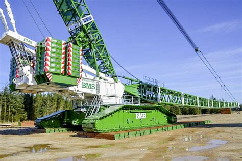 Bms Heavy Cranes A S Strengthens Fleet With Liebherr Lr Crawler