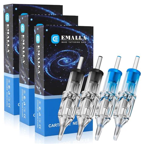 Amazon Emalla Tattoo Cartridge Needles Pcs Mixed Size Rl