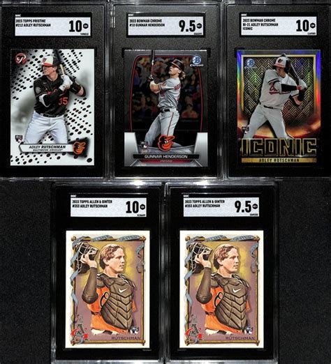 Lot Detail Lot Of Sgc Graded Baltimore Orioles Rookies Inc