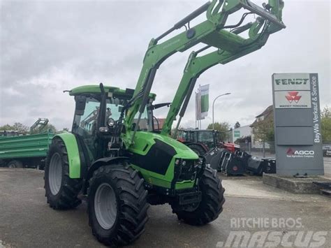 Deutz Fahr 5100 G Stoll Frontlader 2016 Dinkelsbühl Tyskland